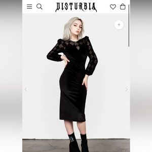 NWT Disturbia Debauched MIDI Dress UK 10